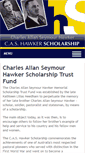 Mobile Screenshot of hawkerscholarship.org