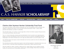 Tablet Screenshot of hawkerscholarship.org